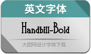 Handbill-Bold(Ӣ)