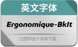 Ergonomique-BlackItalic(Ӣ)