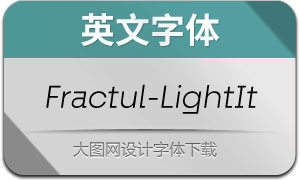 Fractul-LightItalic(Ӣ)