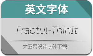 Fractul-ThinItalic(Ӣ)