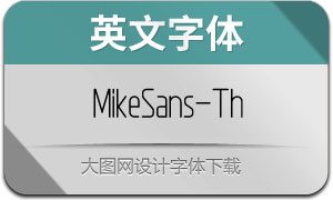 MikeSans-Thin(Ӣ)