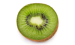 圆圆的精品绿心奇异果摄影高清图片