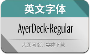 AyerDeck-Regular(Ӣ)