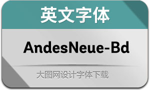 AndesNeue-Bold(Ӣ)