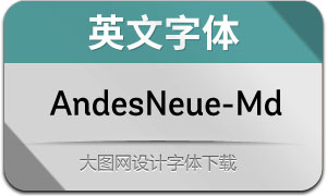 AndesNeue-Medium(Ӣ)