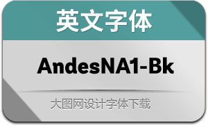 AndesNeueAlt1-Black(Ӣ)