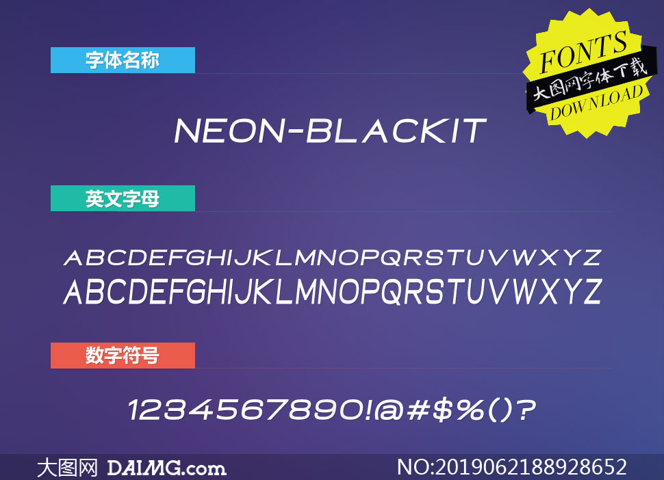 Neon-BlackItalic(Ӣ)