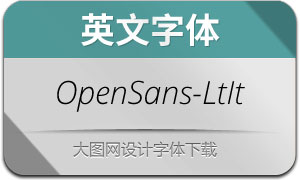 OpenSans-LightItalic(Ӣ)