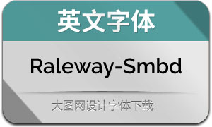 Raleway-SemiBold(Ӣ)