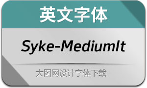 Syke-MediumItalic(Ӣ)