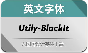 Utily-BlackItalic(Ӣ)