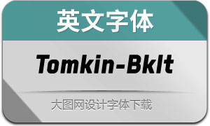 Tomkin-BlackItalic(Ӣ)