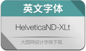 HelveticaNowDisp-XLt(Ӣ)
