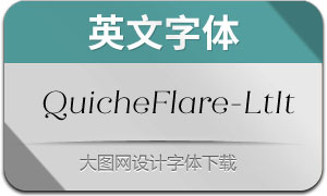 QuicheFlare-LightItalic(Ӣ)