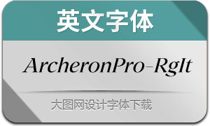 ArcheronPro-RegularIt(Ӣ)