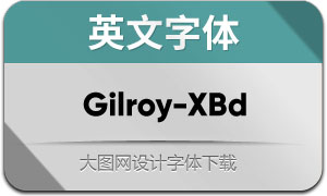 Gilroy-ExtraBold(Ӣ)