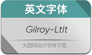 Gilroy-LightItalic(Ӣ)