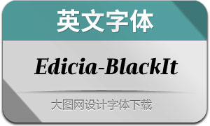 Edicia-BlackItalic(Ӣ)