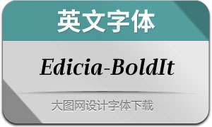 Edicia-BoldItalic(Ӣ)
