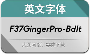 F37GingerPro-BoldIt(Ӣ)