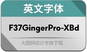 F37GingerPro-ExtraBold(Ӣ)