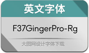 F37GingerPro-Regular(Ӣ)