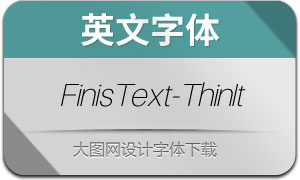 FinisText-ThinItalic(Ӣ)