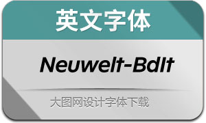 Neuwelt-BoldItalic(Ӣ)