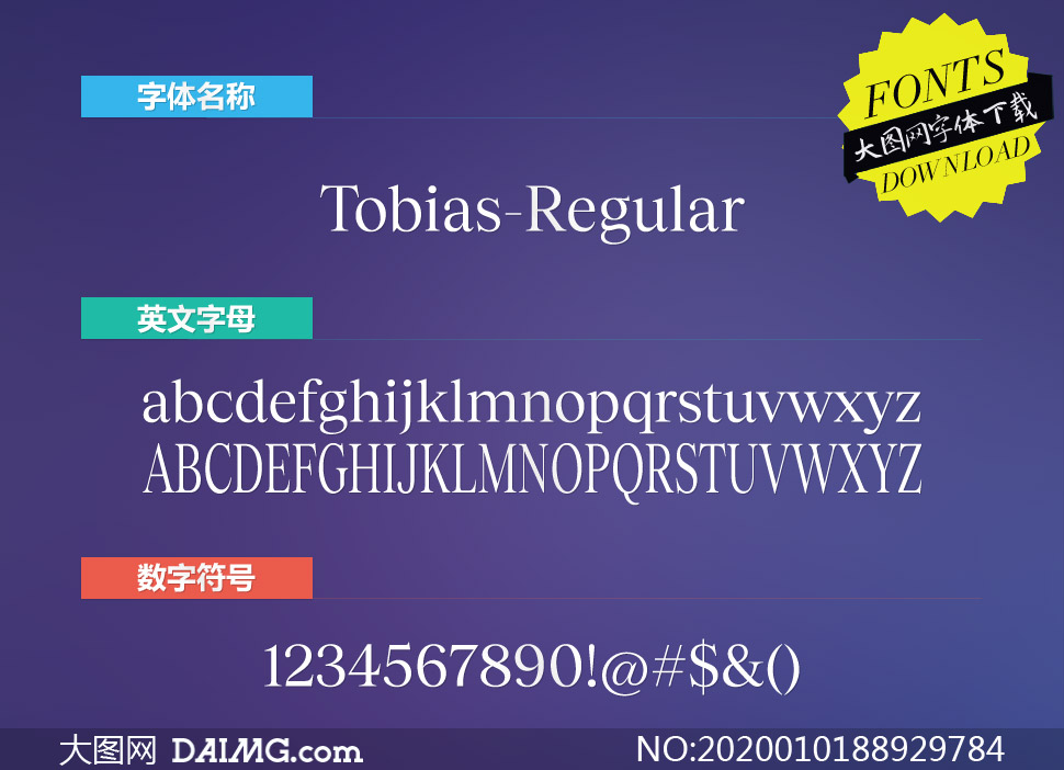 Tobias-Regular(Ӣ)