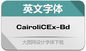 CairoliClassicEx-Bold(Ӣ)