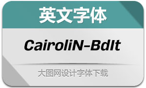 CairoliNow-BoldItalic(Ӣ)