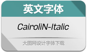 CairoliNow-Italic(Ӣ)