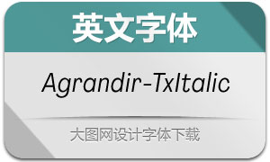 Agrandir-TextItalic(Ӣ)