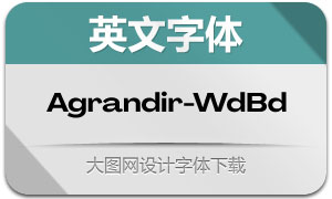 Agrandir-WideBold(Ӣ)