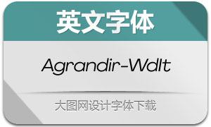 Agrandir-WideItalic(Ӣ)