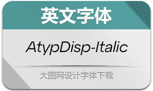 AtypDisplay-Italic(Ӣ)