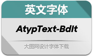 AtypText-BoldItalic(Ӣ)