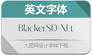 BlackerSansDisplay-XLt(Ӣ)