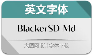 BlackerSansDisplay-Md(Ӣ)