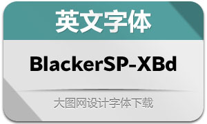 BlackerSansPro-XBd(Ӣ)