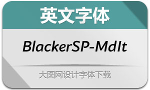 BlackerSansPro-MdIt(Ӣ)