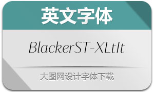 BlackerSansText-XLtIt(Ӣ)