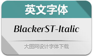 BlackerSansText-Italic(Ӣ)