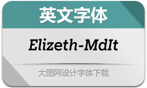 Elizeth-MediumItalic(Ӣ)