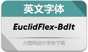EuclidFlex-BoldItalic(Ӣ)