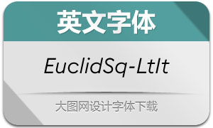 EuclidSquare-LightItalic(Ӣ)