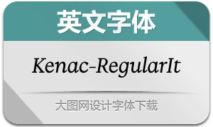 Kenac-RegularIt(Ӣ)