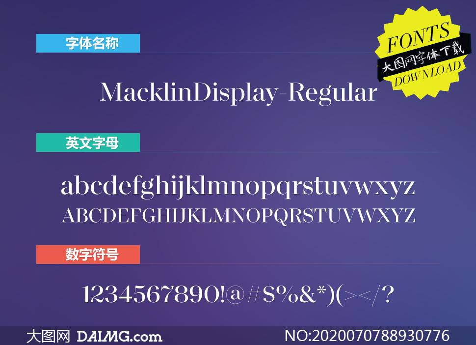 MacklinDisplay-Regular(Ӣ)