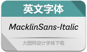 MacklinSans-Italic(Ӣ)