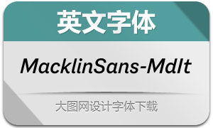 MacklinSans-MediumIt(Ӣ)